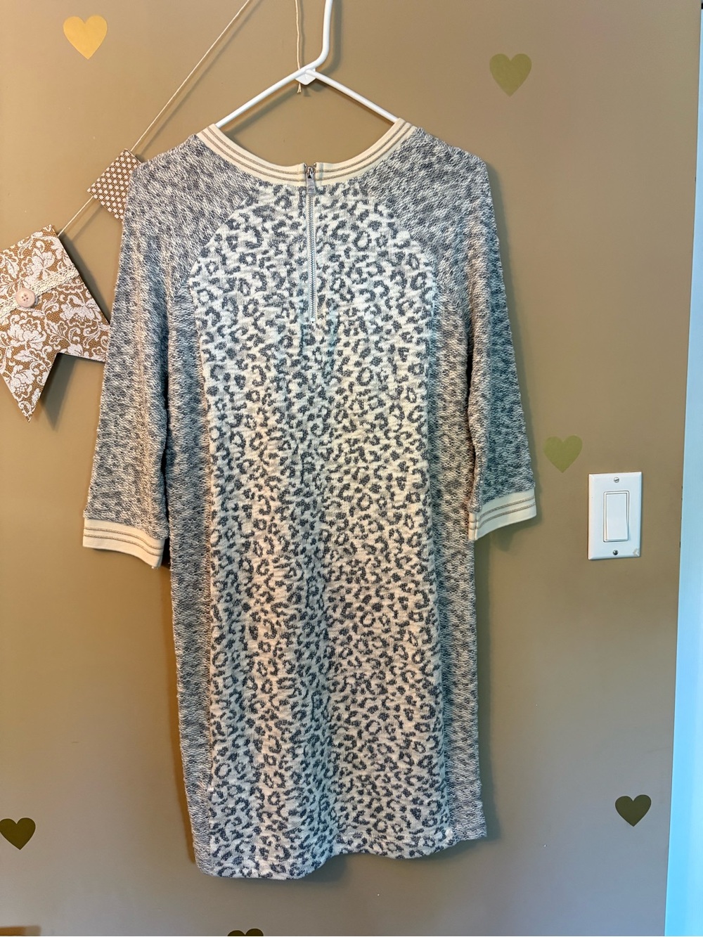 NWT Qui Sparkle Animal Print Knit Dress - Picture 9 of 9